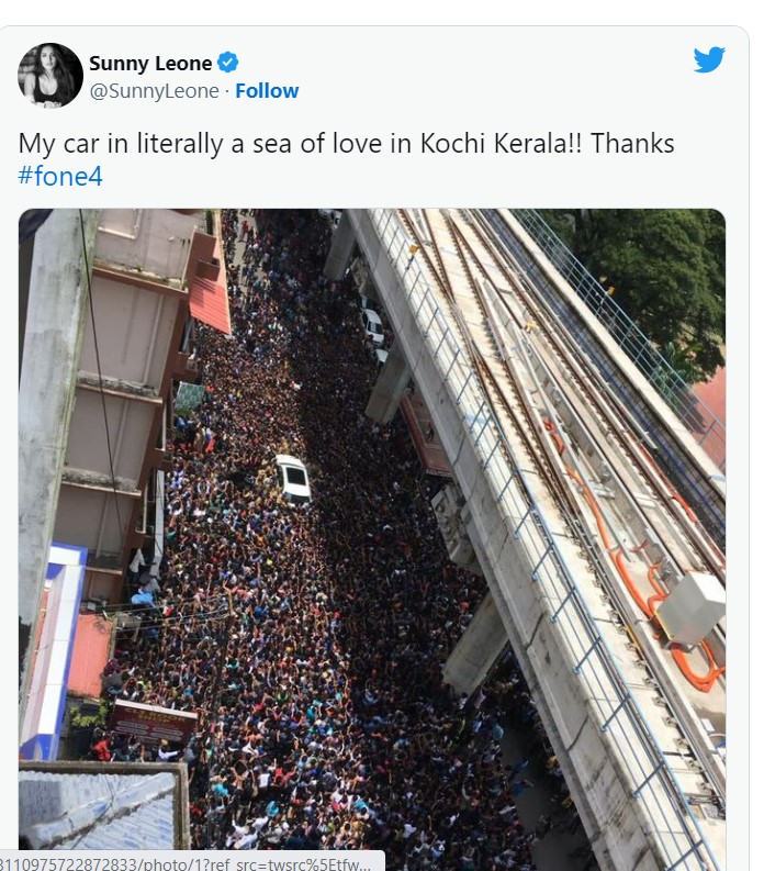 @SunnyLeone's Tweet