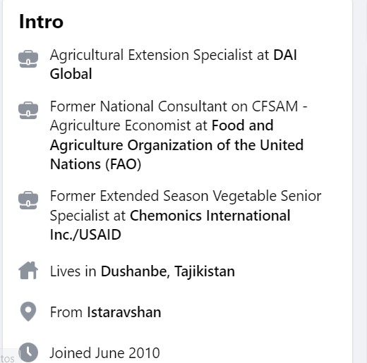 Profile of the person who commented in Malayalam post of Beko Fans