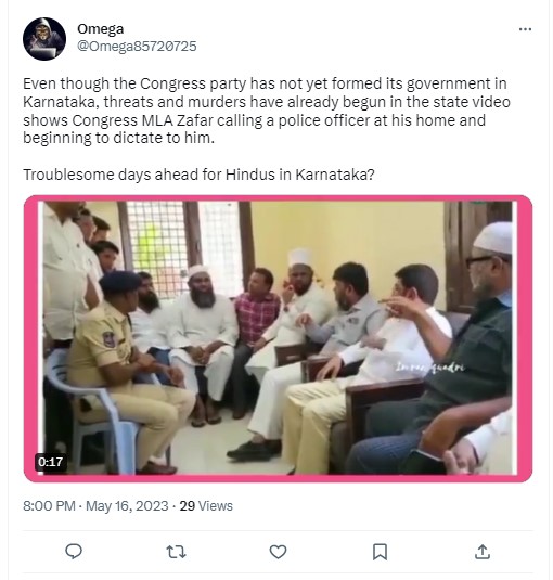 ಕಾಂಗ್ರೆಸ್‌ ಅಧಿಕಾರಕ್ಕೆ ಬರುತ್ತಿದ್ದಂತೆ "ಹೇಳಿದಂತೆ ಕೇಳಬೇಕು" ಎಂದು ಶಾಸಕರು ಪೊಲೀಸರಿಗೆ ತಾಕೀತು ಮಾಡಿದ್ದಾರೆಯೇ?