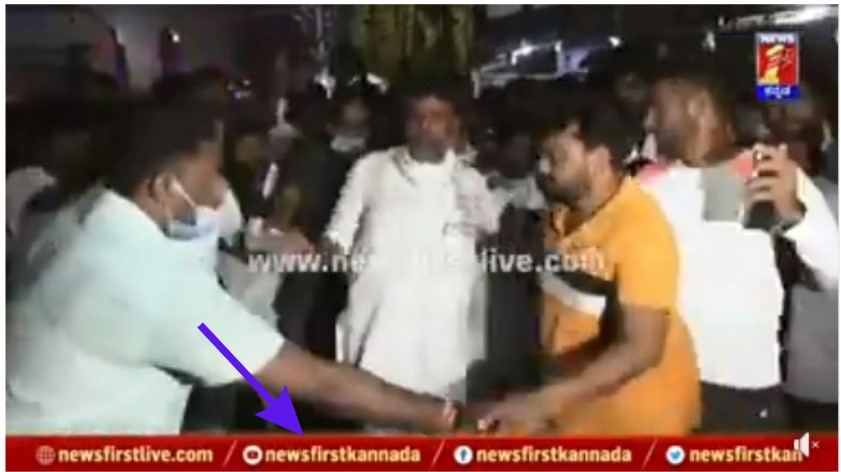 ಕರ್ನಾಟಕ ವಿಧಾನಸಭೆ ಚುನಾವಣೆಗೂ ಮುನ್ನ ಮನೆ ಮನೆ ಪ್ರಚಾರದ ವೇಳೆ ಡಿಕೆಶಿ ತೂರಾಡಿದ್ದರೇ?