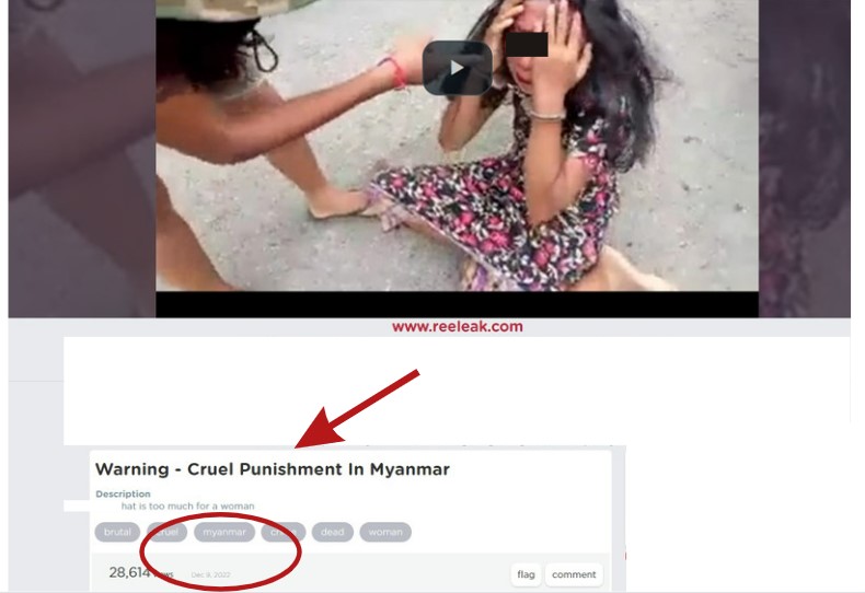 Screengrab from Reeleak website