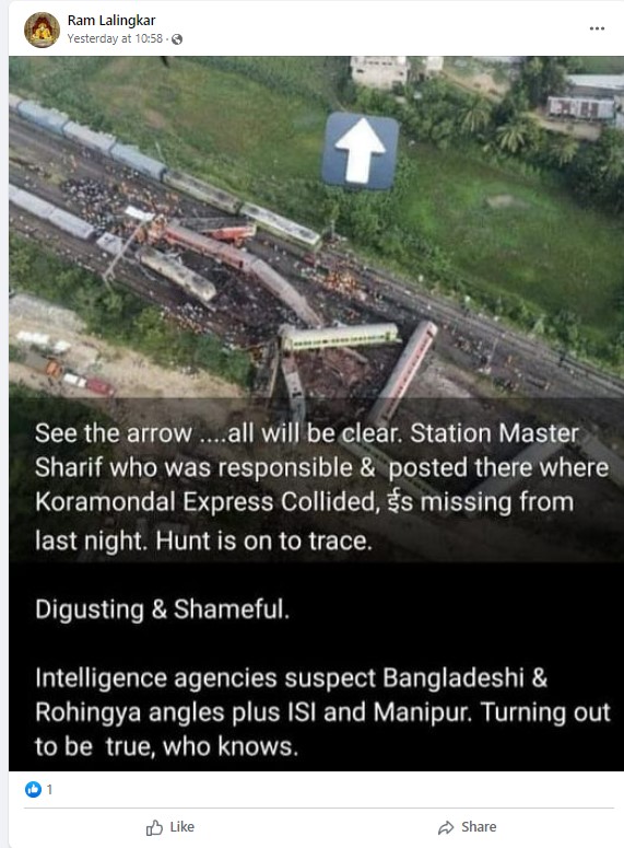 ओडिशा ट्रेन अपघातानंतर स्टेशन मास्तर ‘शरीफ’ फरार? नाही, दुःखद अपघातानंतर खोटा दावा व्हायरल