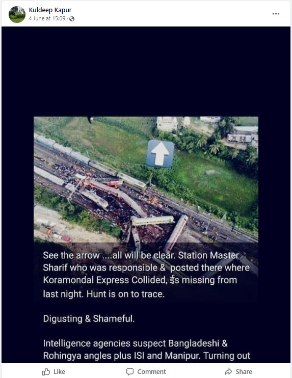 ओडिशा ट्रेन अपघातानंतर स्टेशन मास्तर ‘शरीफ’ फरार? नाही, दुःखद अपघातानंतर खोटा दावा व्हायरल