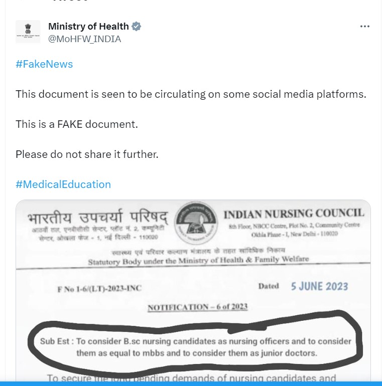 Courtesy: Ministry of Health 