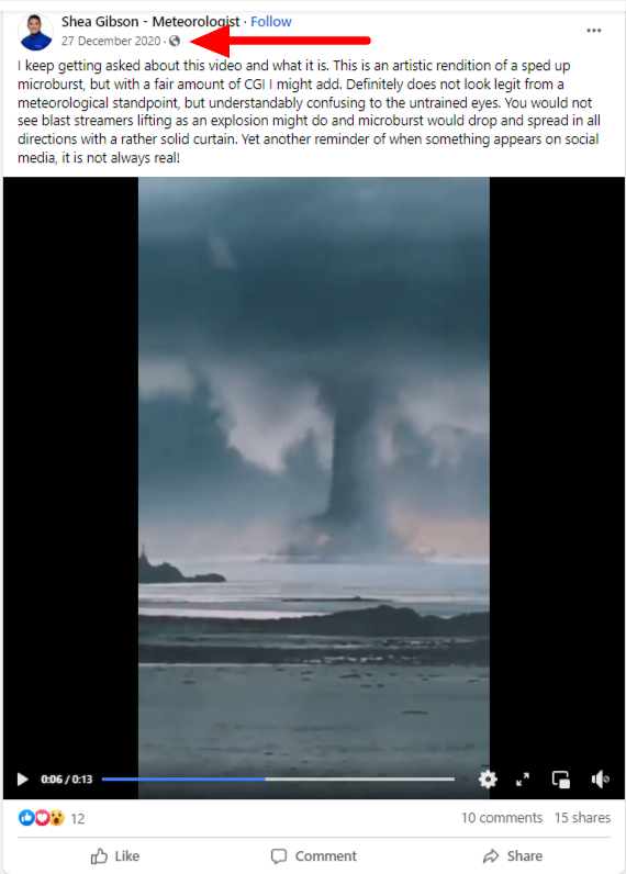 CGI ਸਿਮੂਲੇਸ਼ਨ ਵੀਡੀਓ ਨੂੰ ਸਾਈਕਲੋਨ ਬਿਪਰਜੋਏ ਨਾਲ ਜੋੜਕੇ ਕੀਤਾ ਵਾਇਰਲ