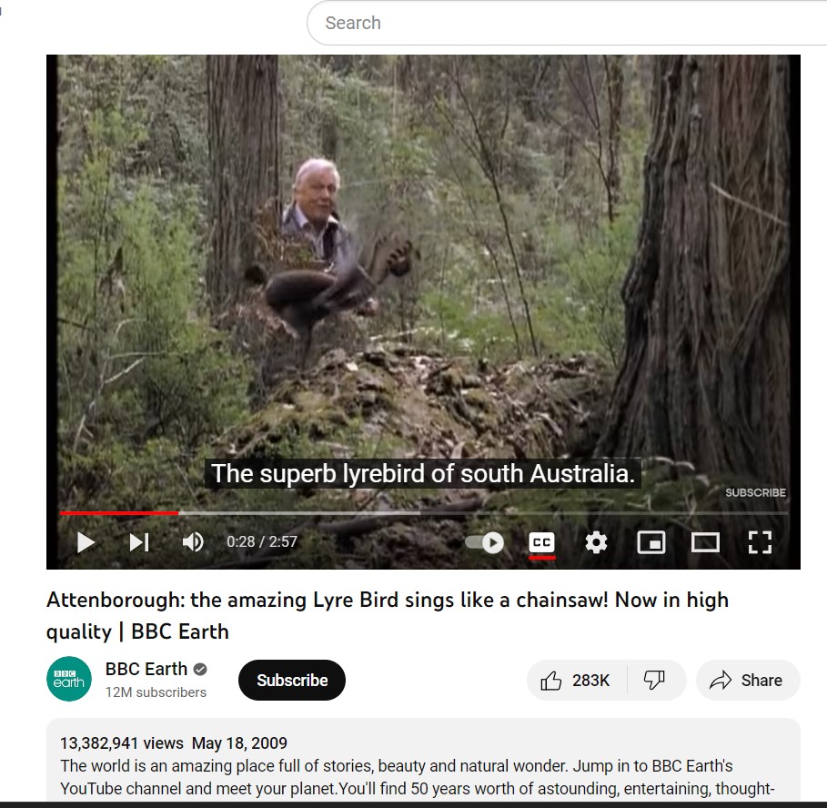 From the official facebook page of BBC earth