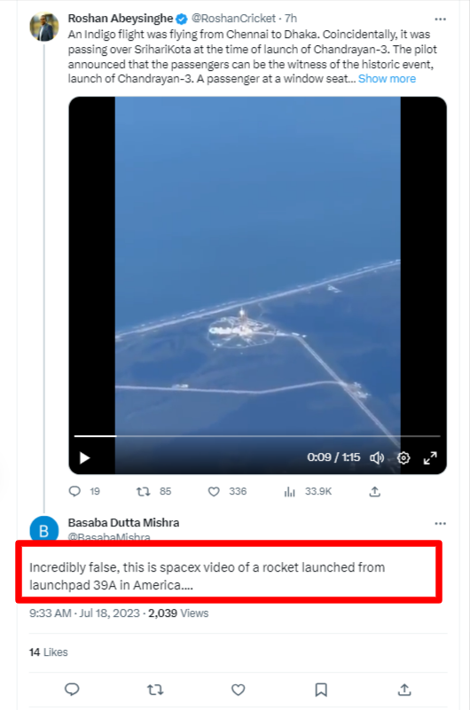 Screengrab from Twitter