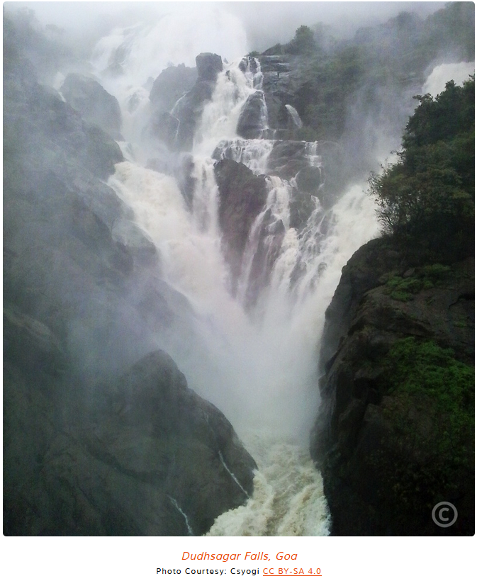 ગિરનાર પર્વત પર ભારે વરસાદ પડ્યો હોવાના દાવા સાથે ગોવાનો વિડીયો વાયરલ