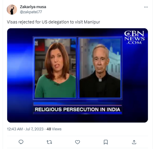 US Delegation To Visit Manipur