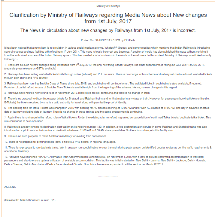 Fact Check: 1 जुलाई से लागू होंगे रेलवे के नए 10 नियम? नहीं, फर्जी पुराना दावा फिर से वायरल