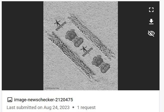 Viral Image Of National Emblem Imprint On Moon Is An Artwork By Lucknow Based Space Enthusiast