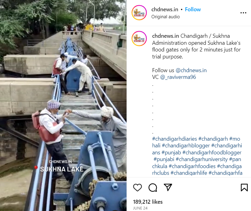 ਪਾਕਿਸਤਾਨ ਦੁਆਰਾ ਖੋਲ੍ਹੇ ਗਏ ਫਲੱਡ ਗੇਟਾਂ ਦੀ ਹੈ ਇਹ ਵਾਇਰਲ ਵੀਡੀਓ