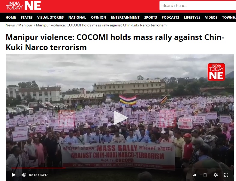 Fact check: ಮಣಿಪುರ ಬೆತ್ತಲೆ ಪ್ರಕರಣದ ಆರೋಪಿಗಳನ್ನು ಬೆಂಬಲಿಸಿ ರಾಲಿ ಎಂದು ತಪ್ಪಾದ ಫೋಟೋ ಹಂಚಿಕೆ