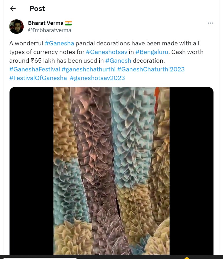 Tweet by Bharat Verma