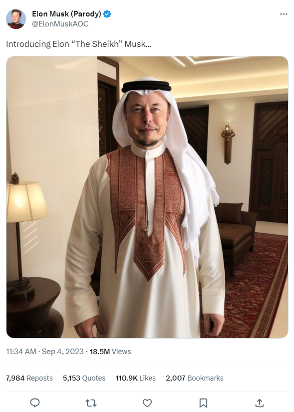 ایلون مسک اسلام قبول کرنے کی خبر فرضی ہے۔