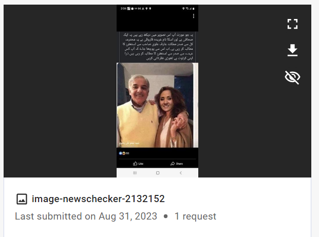 پاکستانی وزیر اعظم شہباز شریف کے بغل نشین خاتون غریدہ فاروقی نہیں بلکہ تہمینہ درانی ہیں۔