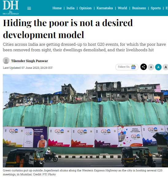 नवी दिल्लीत G20 शिखर परिषदेपूर्वी मुंबईतील जुना फोटो झालाय व्हायरल