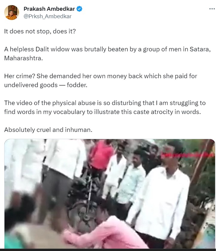 Prakash Ambedkar's Post