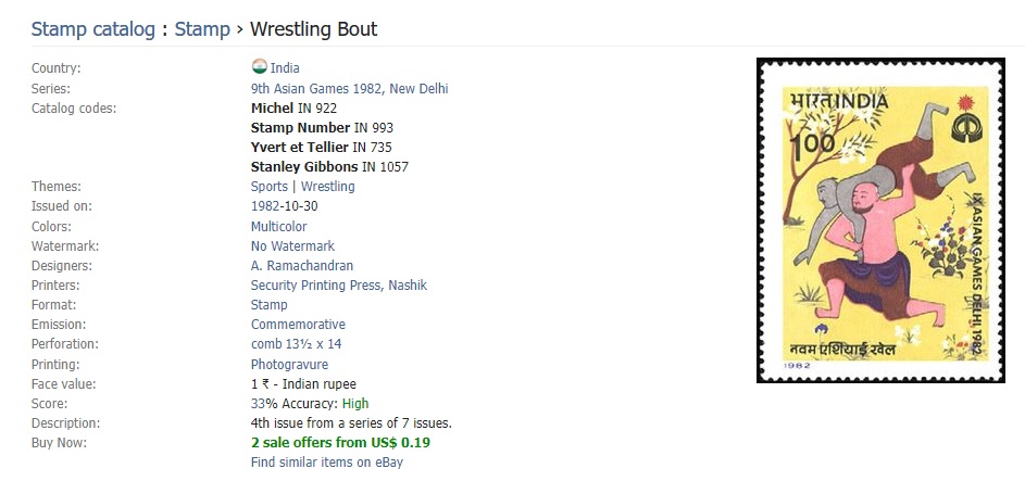 Indira Gandhi Released Stamp Showing Muslim Wrestler Beating Hindu? Here's What We Found