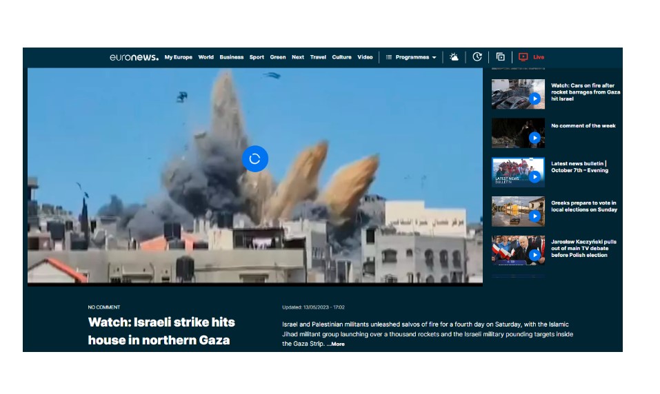 Screenshot of Voice of America's video