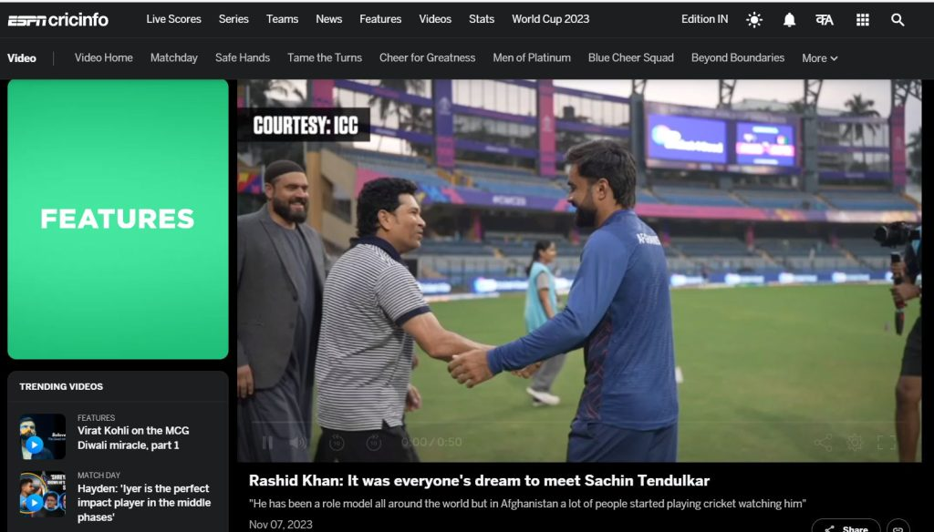 ਗਲੇਨ ਮੈਕਸਵੇਲ ਨੇ ਸਚਿਨ ਤੇਂਦੁਲਕਰ ਦੇ ਪੈਰੀਂ ਹੱਥ ਲਗਾਏ
