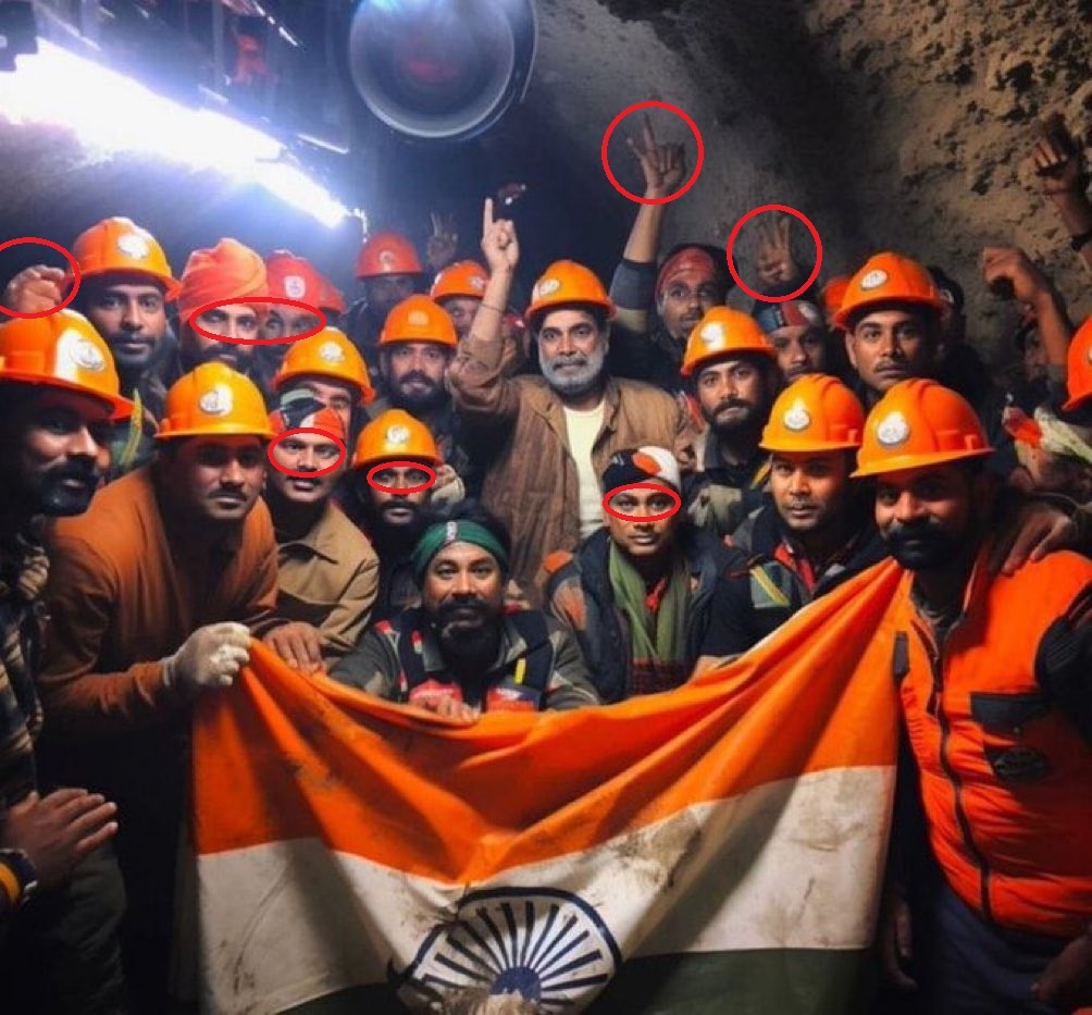 Fact Check: ಉತ್ತರಾಖಂಡದ ಸುರಂಗದಲ್ಲಿ 41 ಕಾರ್ಮಿಕರನ್ನು ರಕ್ಷಿಸಿದ ತಂಡವೆಂದು ಎಐ ಚಿತ್ರ ವೈರಲ್