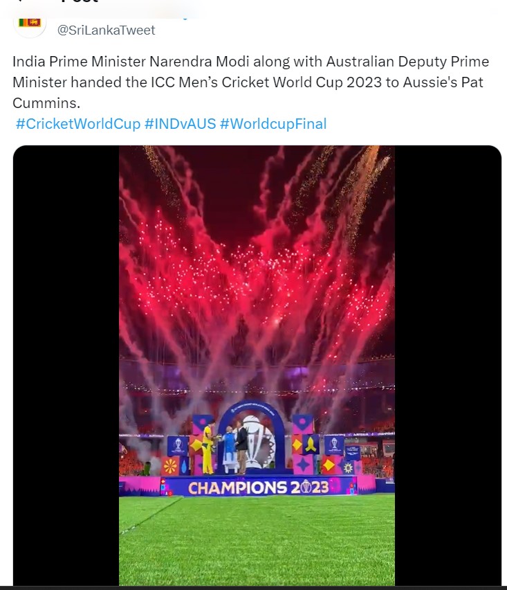 Tweet by SriLankaTweet