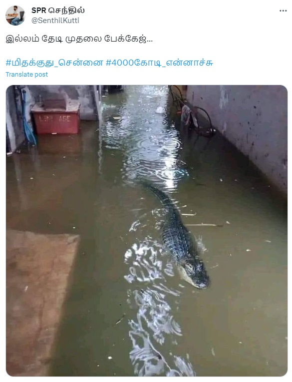 சென்னை மழையில் 