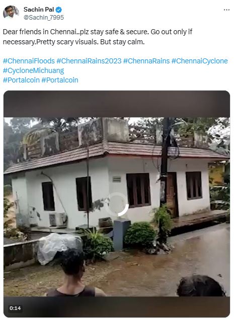 Fact Check: ಚೆನ್ನೈ ಪ್ರವಾಹದ ವೇಳೆ ಕುಸಿದು ಬಿದ್ದ ಮನೆ ಎಂದು ಕೇರಳದ ಹಳೆ ವೀಡಿಯೋ ವೈರಲ್‌