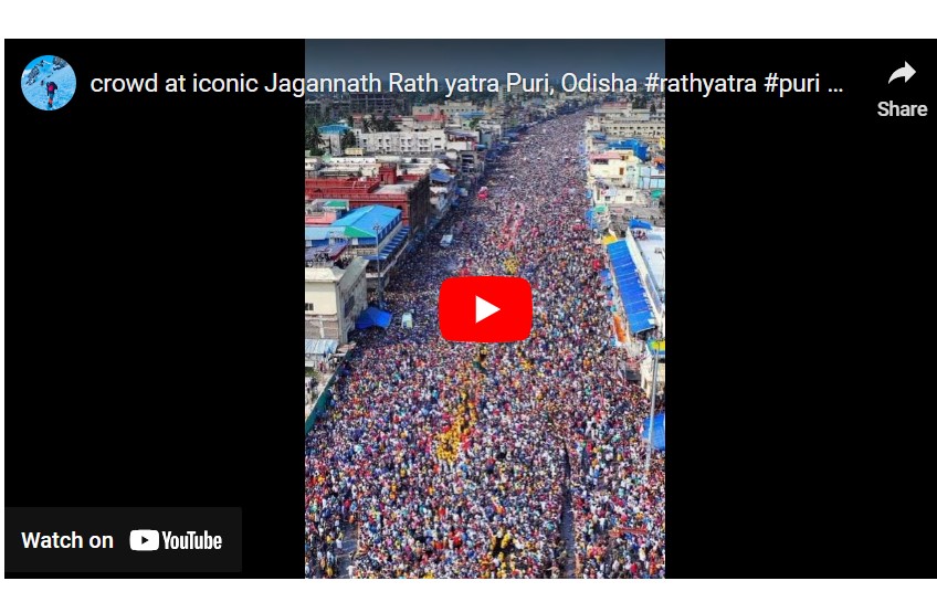 Screen shot from the youtube shorts