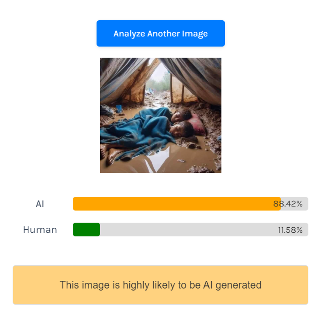 ਕੀ ਚਿੱਕੜ 'ਚ ਸੋ ਰਹੇ ਬੱਚਿਆਂ ਦੀ ਇਹ ਤਸਵੀਰ ਅਸਲ ਹੈ
