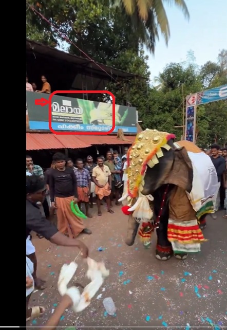 Malaya seen written in Malayalam in the viral video