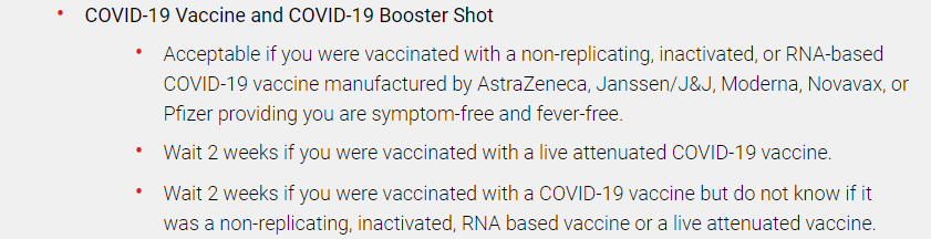 COVID-19 vaccine recipient 