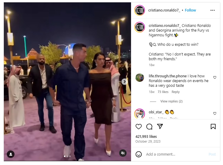 Ronaldo Did Not Attend Image 2