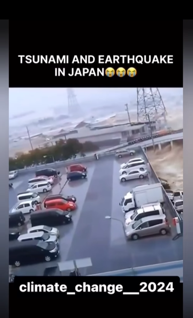 ਕੀ ਹਾਲੀਆ ਸੁਨਾਮੀ ਅਤੇ ਭੁਚਾਲ ਦੀ ਹੈ ਇਹ ਵੀਡੀਓ