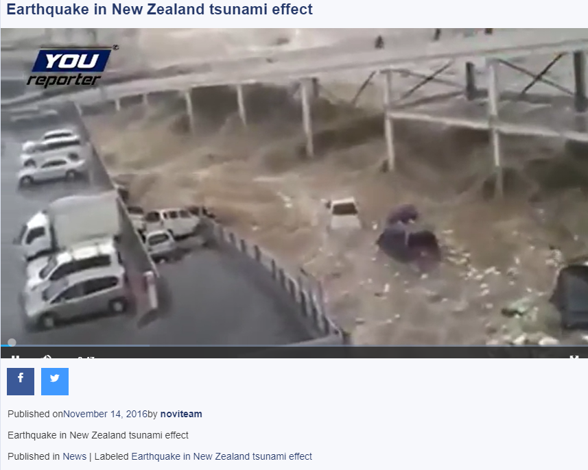 ਕੀ ਹਾਲੀਆ ਸੁਨਾਮੀ ਅਤੇ ਭੁਚਾਲ ਦੀ ਹੈ ਇਹ ਵੀਡੀਓ