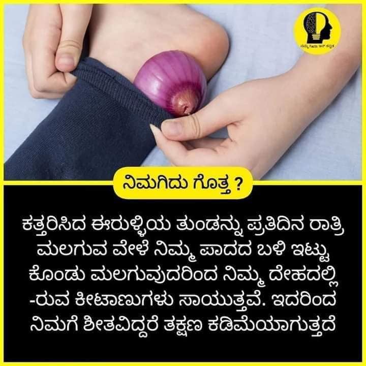 Fact Check: ಕತ್ತರಿಸಿದ ಈರುಳ್ಳಿಯನ್ನು ಪಾದದ ಬಳಿ ಇಡುವುದರಿಂದ ಶೀತ, ಜ್ವರವನ್ನು ಕಡಿಮೆ ಮಾಡಬಹುದೇ?
