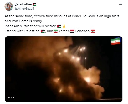 Viral Video Claiming To Show Missile Attack On Israel Is 9-Years-Old