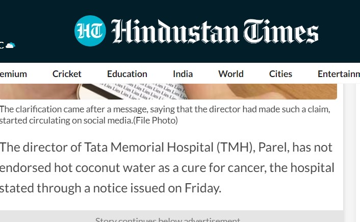 Report by Hindustan Times 