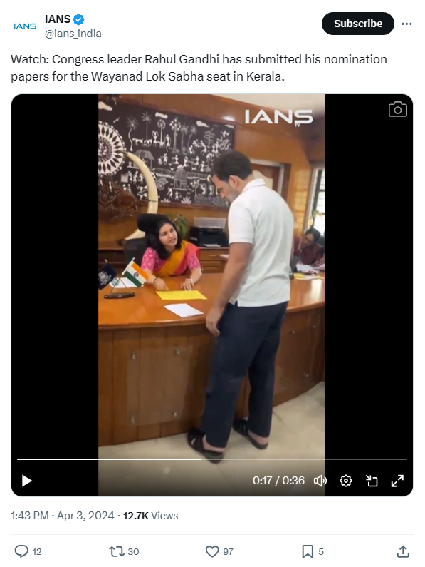 Fact Check: राहुल गांधींनी काँग्रेसला राजीनामा दिल्याचा दावा करणारा व्हायरल व्हिडिओ AI निर्मित ऑडिओ क्लोनिंगचा प्रकार