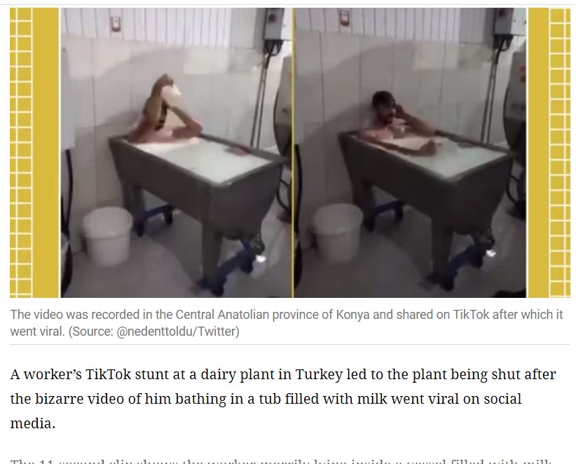 Screen shot of the Report By Indian Express