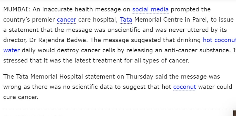 Report by Times of India 