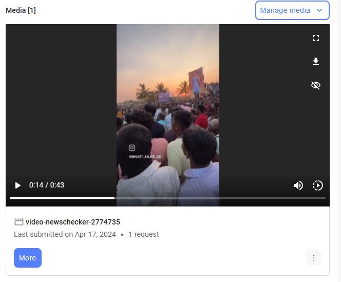 Fact Check: ರಾಹುಲ್‌ ಗಾಂಧಿಯನ್ನು ನೋಡಲು ಜನಸಾಗರ ಎಂದು ಚಿಕ್ಕೋಡಿ ಎತ್ತಿನ ಗಾಡಿ ಸ್ಪರ್ಧೆಯ ವೀಡಿಯೋ ಹಂಚಿಕೆ