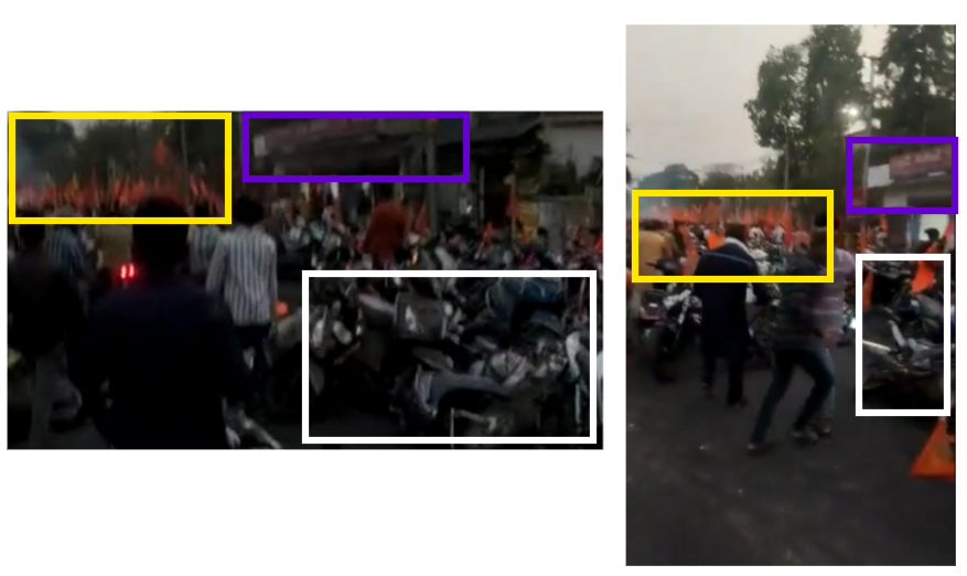 Saffron flag rally in west bengal ?