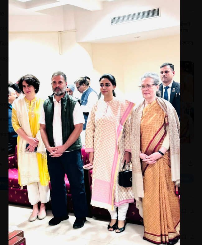 Courtesy: X/DivyaMaderna
