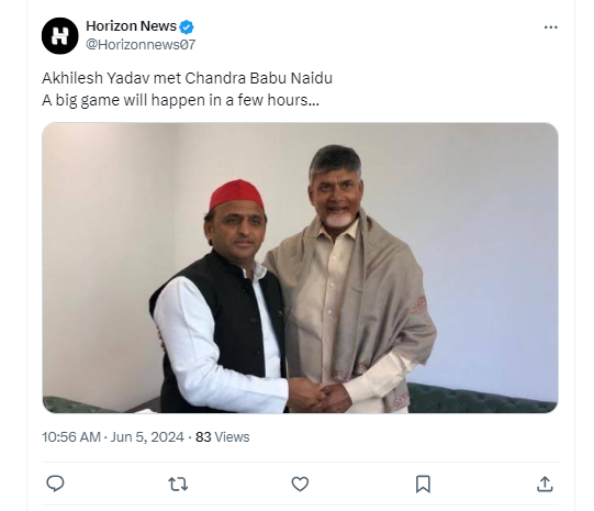 Akhilesh Yadav with Chandrababu Naidu